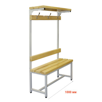 Скамья для раздевалок CК-1В-1000Ш