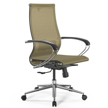 Кресло Метта ErgoLife Set-9/131/Synchro 052 золотой ротанг