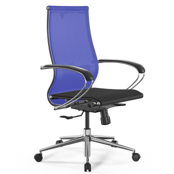 Кресло Метта ErgoLife Set-9/131/Synchro 052 васильковый/черный