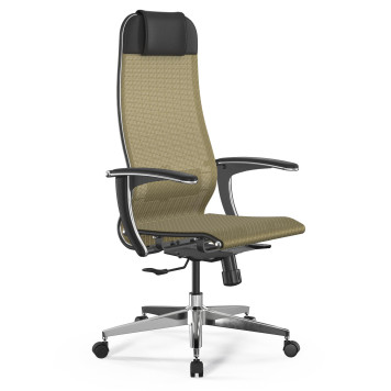 Кресло Метта ErgoLife Set-4/158/Synchro 004 золотой ротанг