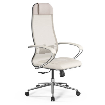Кресло Метта ErgoLife Set-5/131/Synchro 052 молочный