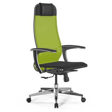 Кресло Метта ErgoLife Set-4/158/Synchro 004 лайм/черный