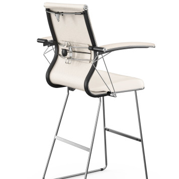 Кресло Метта Sit-10 M4-152U-Extra/Km00/Wm12/U1mL-7c (F59) молочный-1