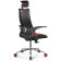 Кресло Метта Synchro Sit-10 B2-187U-Extra/Kb40/Wh40/U0mL-b/H13mL-G-1DF (M20.B23.G18.W32) черный-красный