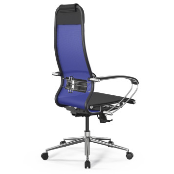 Кресло Метта ErgoLife Set-4/131/Synchro 052 васильковый/черный-1